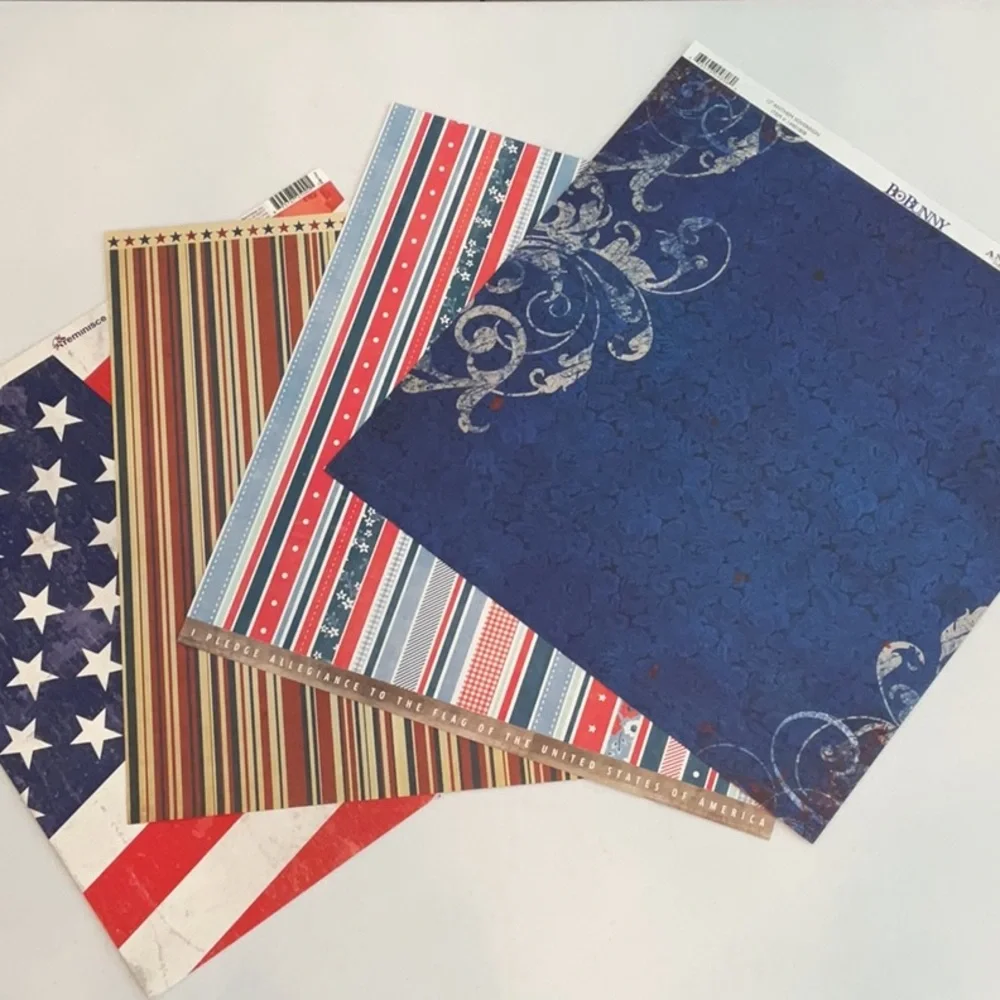 Patriotic / Americana Scrapbook Paper